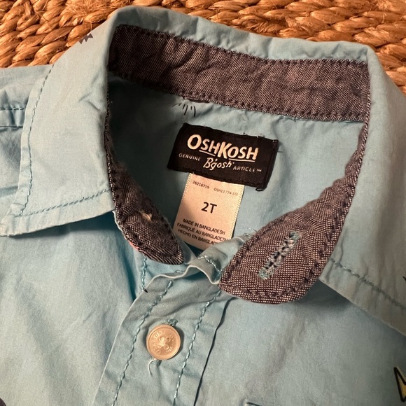 2T OshKosh Button Down Shirts - Picture 2 of 5